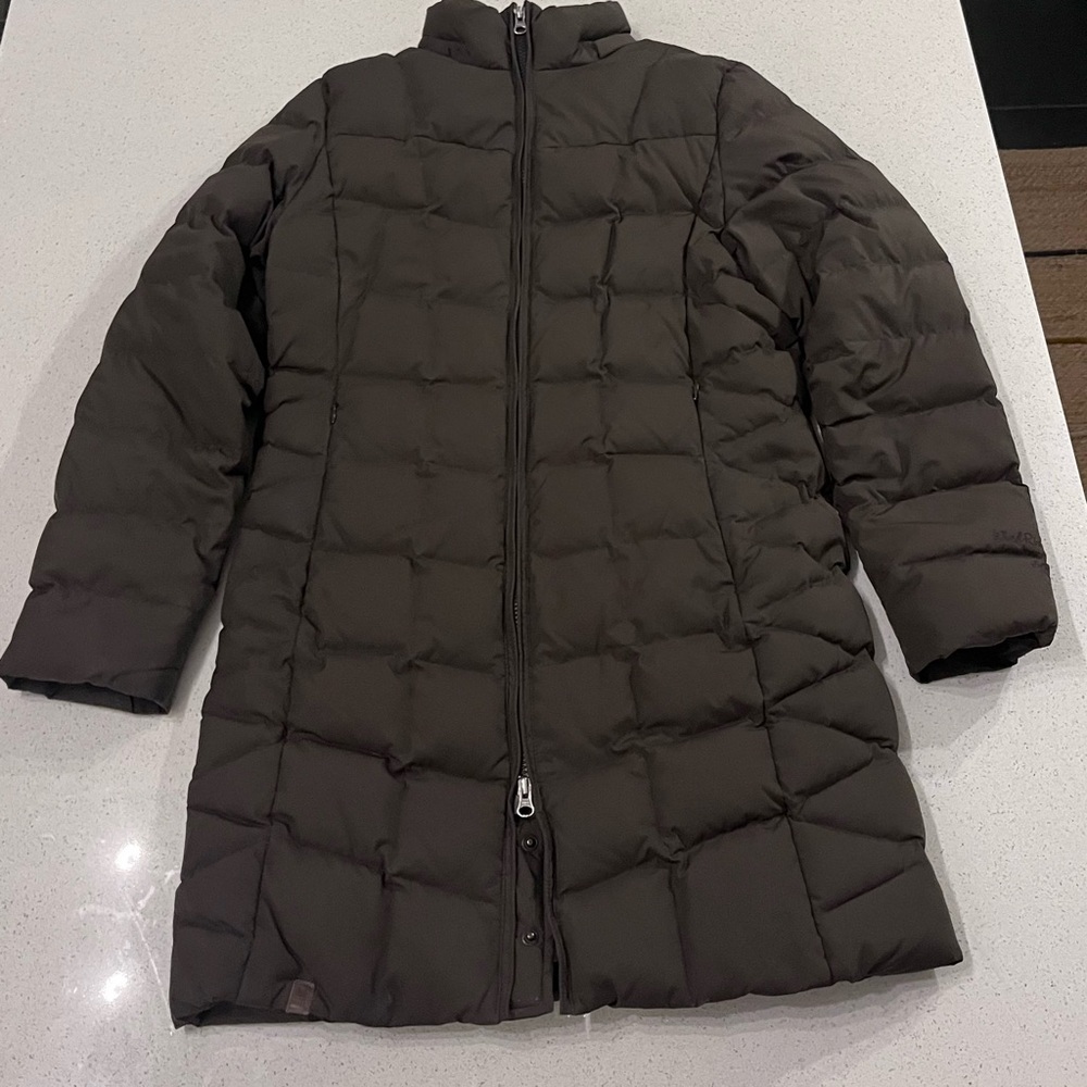 WindRiver Women’s Puffer Long Winter Jacket 600 Brown Size Small Down Fi…